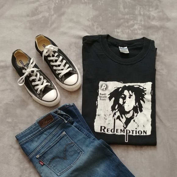 Tops - Bob Marley REDEMPTION Men's Tee